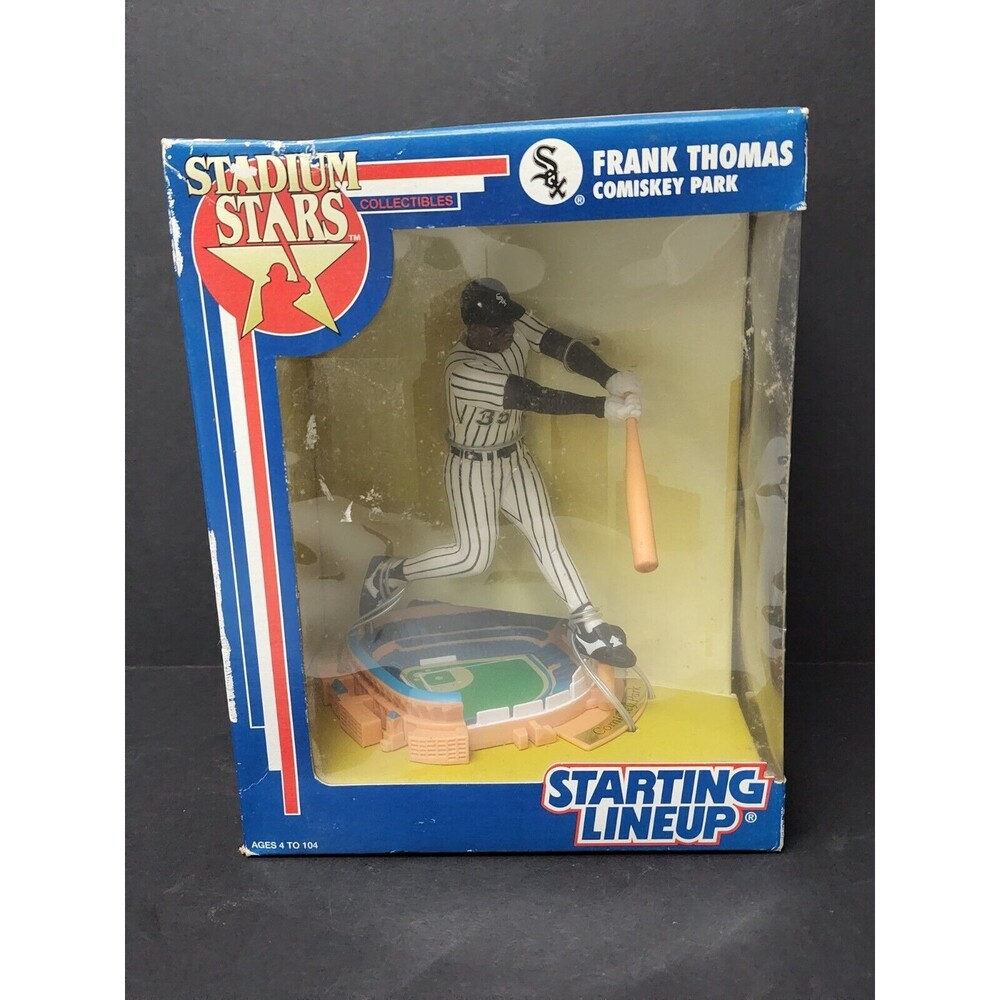 Frank Thomas 1992 Figurine "COMISKY PARK BASE" STADIUM STARS STARTING LINEUP - Picture 2 of 10